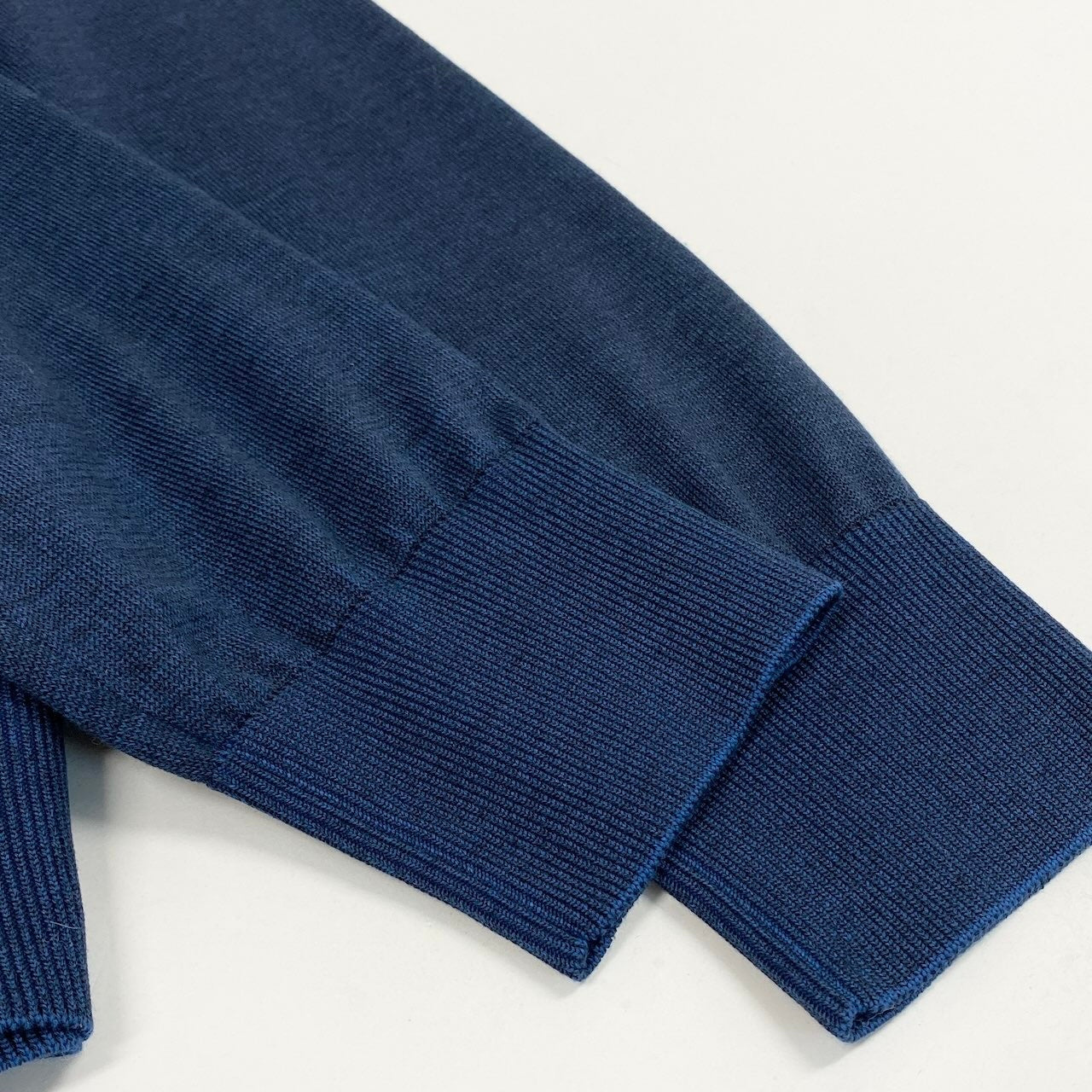 Ec24 《未使用品》定価￥545,600 HERMES エルメス 25AW ツイルレーヌ ロングスリーブニット サイズ38 ネイビー コロリアージュ ドゥ ジュールt18r