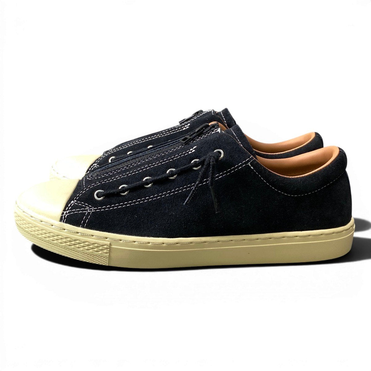 1g8 CONVERSE コンバース × DENHAM デンハム ローカットスニーカー シューズ 38001170 26cm ブラック スウェード メンズ 男性用o07t