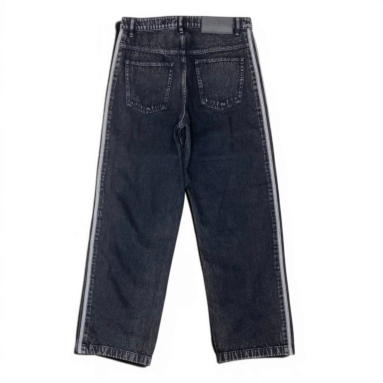 Mf8 【美品】 adidas Originals アディダス Adicolor Denim Firebird Pants アディカラー デニム ファイヤーバード パンツ JC6718 サイズ34 トゥルーブラックデニム コットン100％ メンズk02ik02i
