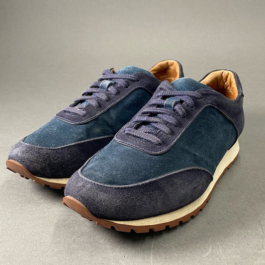 2f4 Loro Piana ロロピアーナ WEEKEND WALK スウェードレザー ローカットスニーカー 40 ネイビー スエード イタリア製 シューズ