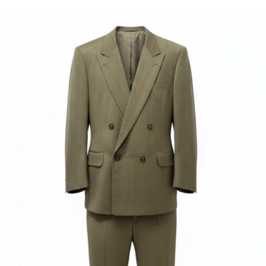 42c26 Burberrys バーバリーズ セットアップスーツ ウールジャケット 厚手 フォーマル ダブルブレスト メンズ 男性用 WF422-040-77 92-80-170A5 グレー系o07t