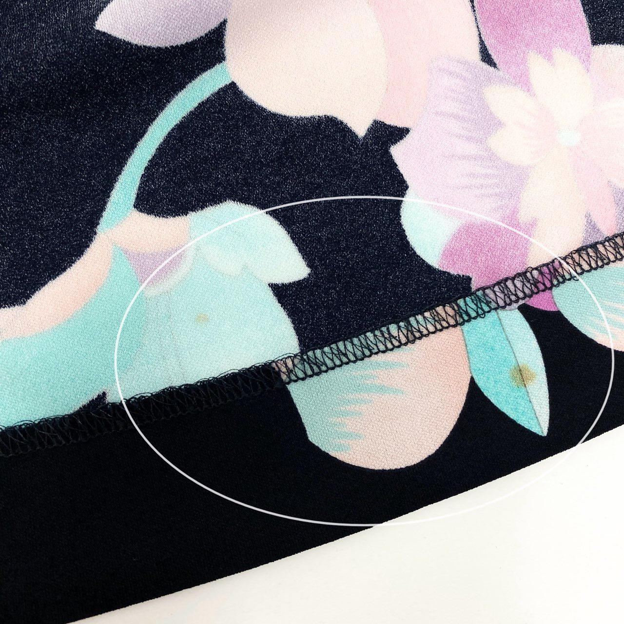 9a27 LEONARD レオナール カンカン素材 美しい花柄プリント チュニックワンピース 42 マルチカラー レディースu02t