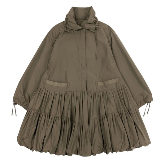 8c11 TOKUKO 1er VOL トクコプルミエヴォル スプリングコート バルーンコート フルジップ 9  レディース 女性服 ベージュ ポリエステル100％u02t