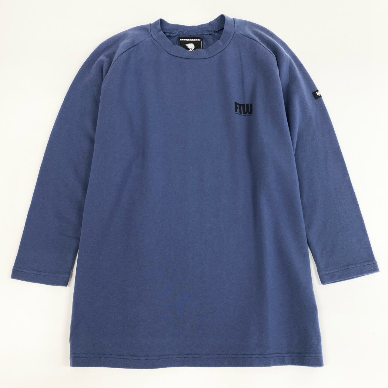 81j8 NEIGHBORHOOD ネイバーフッド 2004年 初期 クルーネック カットソー ロンT ロングスリーブ トップス メンズ 紳士服 M ネイビー コットン100％u02t