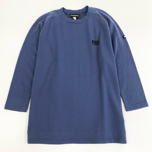 81j8 NEIGHBORHOOD ネイバーフッド 2004年 初期 クルーネック カットソー ロンT ロングスリーブ トップス メンズ 紳士服 M ネイビー コットン100％u02t