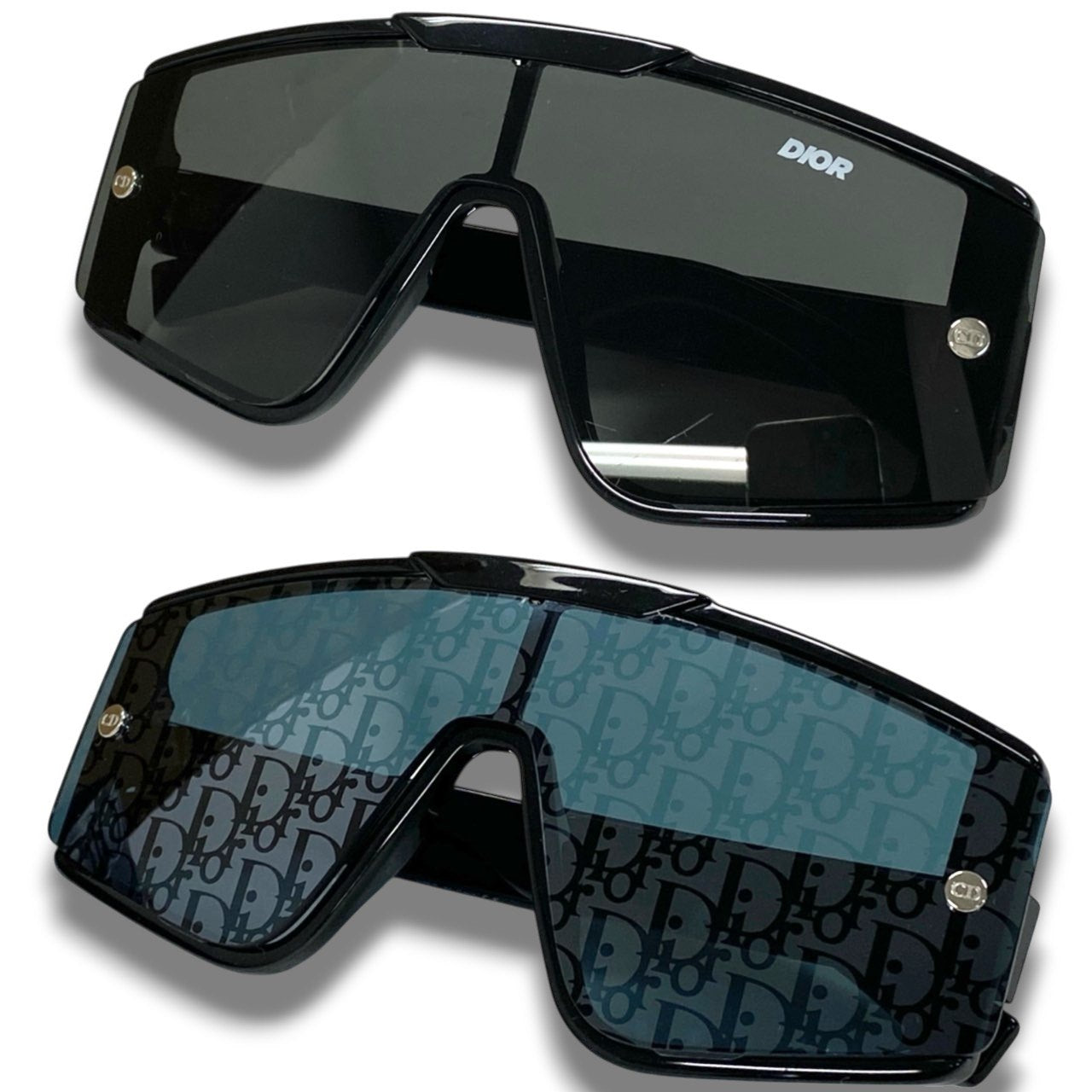 c3 Dior クリスチャンディオール Diorxtrem Mask マスクサングラス アイウェア ブラック メンズ 替えレンズ付きta2