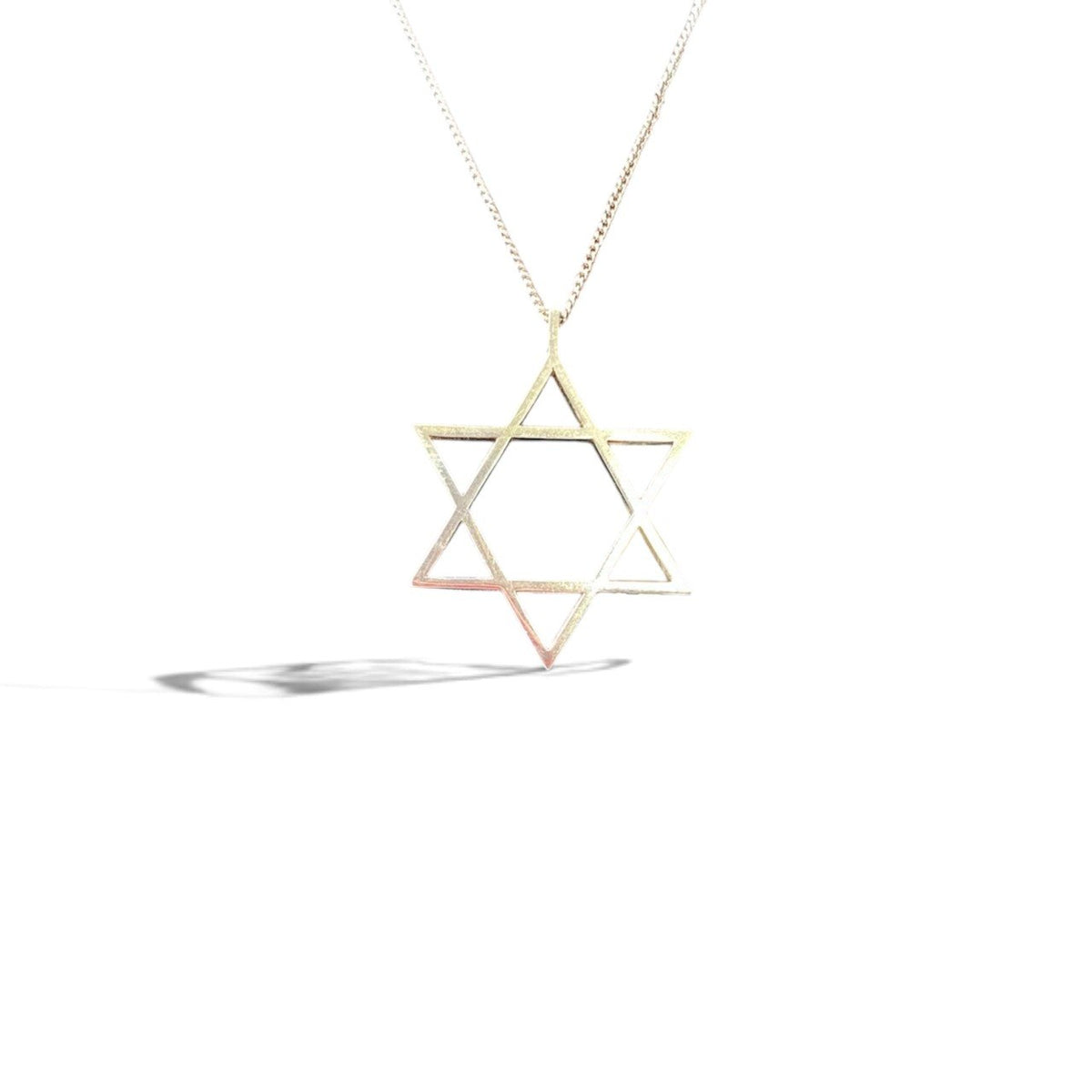 h20 GUCCI グッチ 六芒星 シルバーネックレストップ Hexagram Silver Necklace Top 925 チェーン社外 アクセサリーt18r