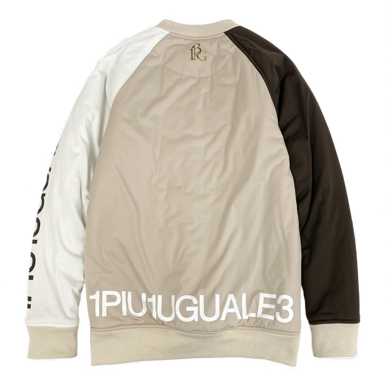 68L11 1PIU1UGUALE3 GOLF ウノピュウノウグァーレトレ ゴルフ 中綿ジャケット ブルゾン アウター GRB025 4 ベージュ系 ポリエステル メンズ 男性用 ゴルフウェアu02t