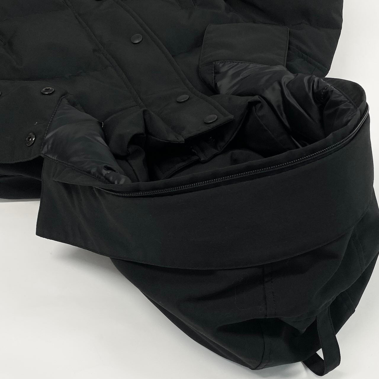 41e14 《美品》 CANADA GOOSE カナダグース ウィンダムパーカー ブラックレーベル 3808MB サイズS ブラック ダウンジャケット Black Labelt18r