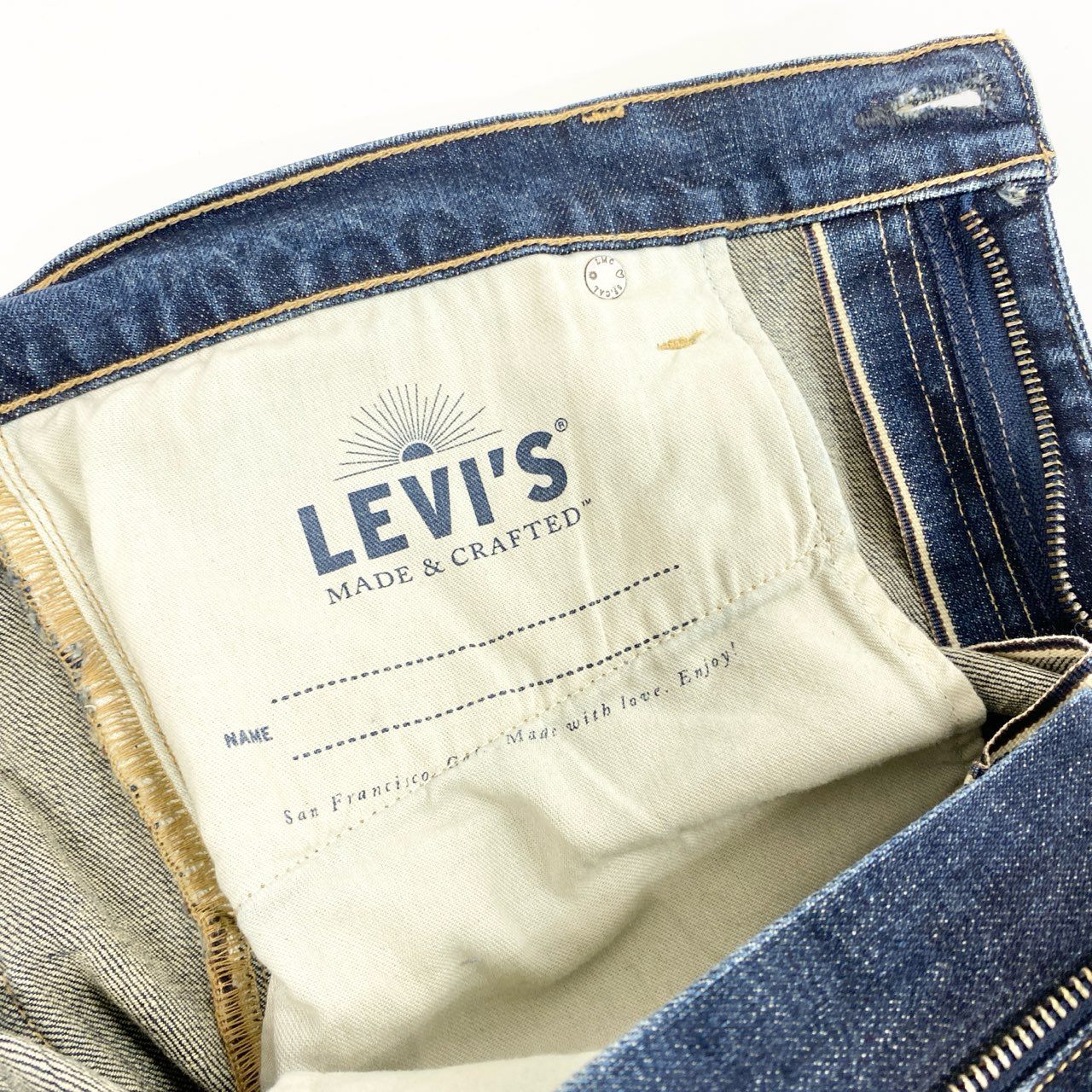 26i30《美品》LEVI'S MADE&CRAFTED リーバイス メイド＆クラフテッド デニムパンツ ジーンズ 511 赤耳  56497-0041 W38 L32 インディゴ メンズo07t