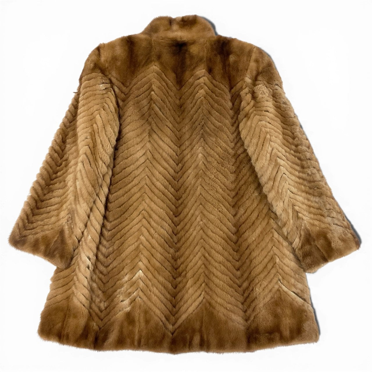 36a16 ROTINY ロティニー パステルミンク ミンクコート 毛皮コート 9 ライトブラウン ミンクファーt18r