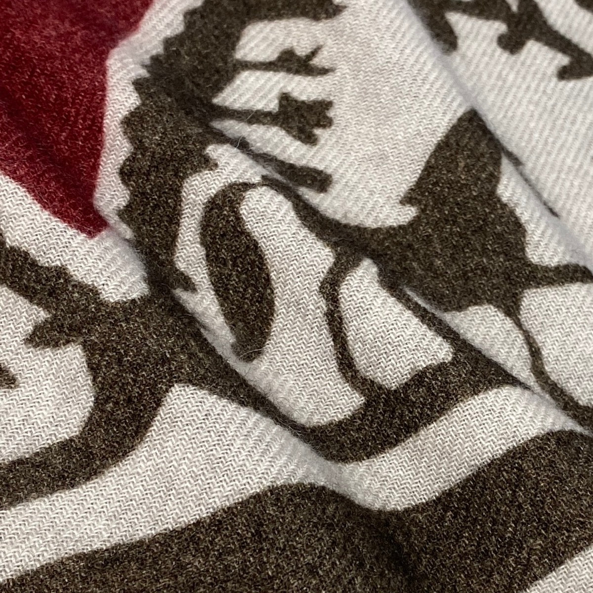 i13 CHANEL シャネル 15A ココハート 大判カシミヤマフラー CC Heart Cashmere Large Muffler カシミヤ100％ ストールt18r