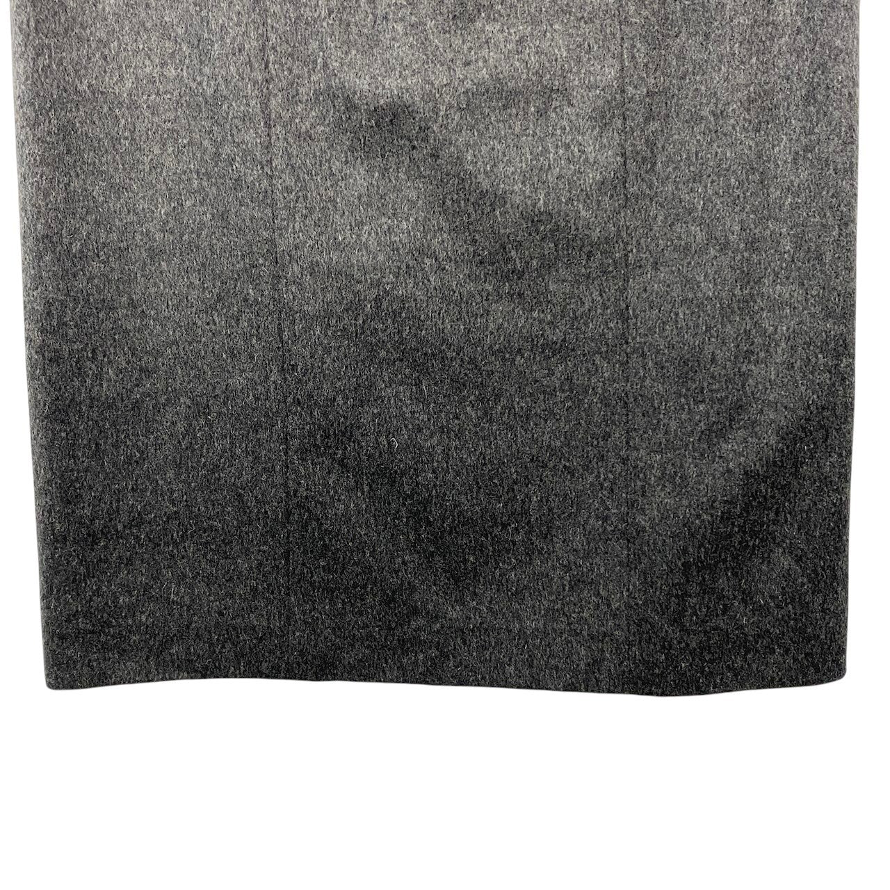 8h28 【美品】 MaxMara STUDIO マックスマーラ ステュディオ ノースリーブワンピース 膝丈 グラデーションデザイン ウール混 サイズ40 グレー系 レディースu02t