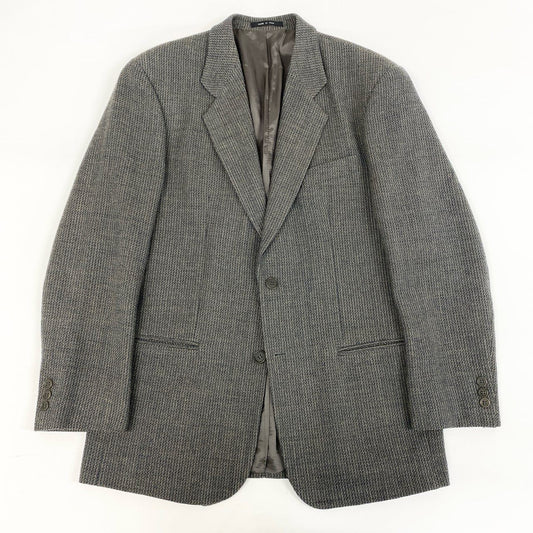 49i11 EMPORIO ARMANI エンポリオアルマーニ テーラードジャケット スーツ フォーマル 90’s～00’s old メンズ 男性用 紳士服 D1G3000 50 グリーン系u02t