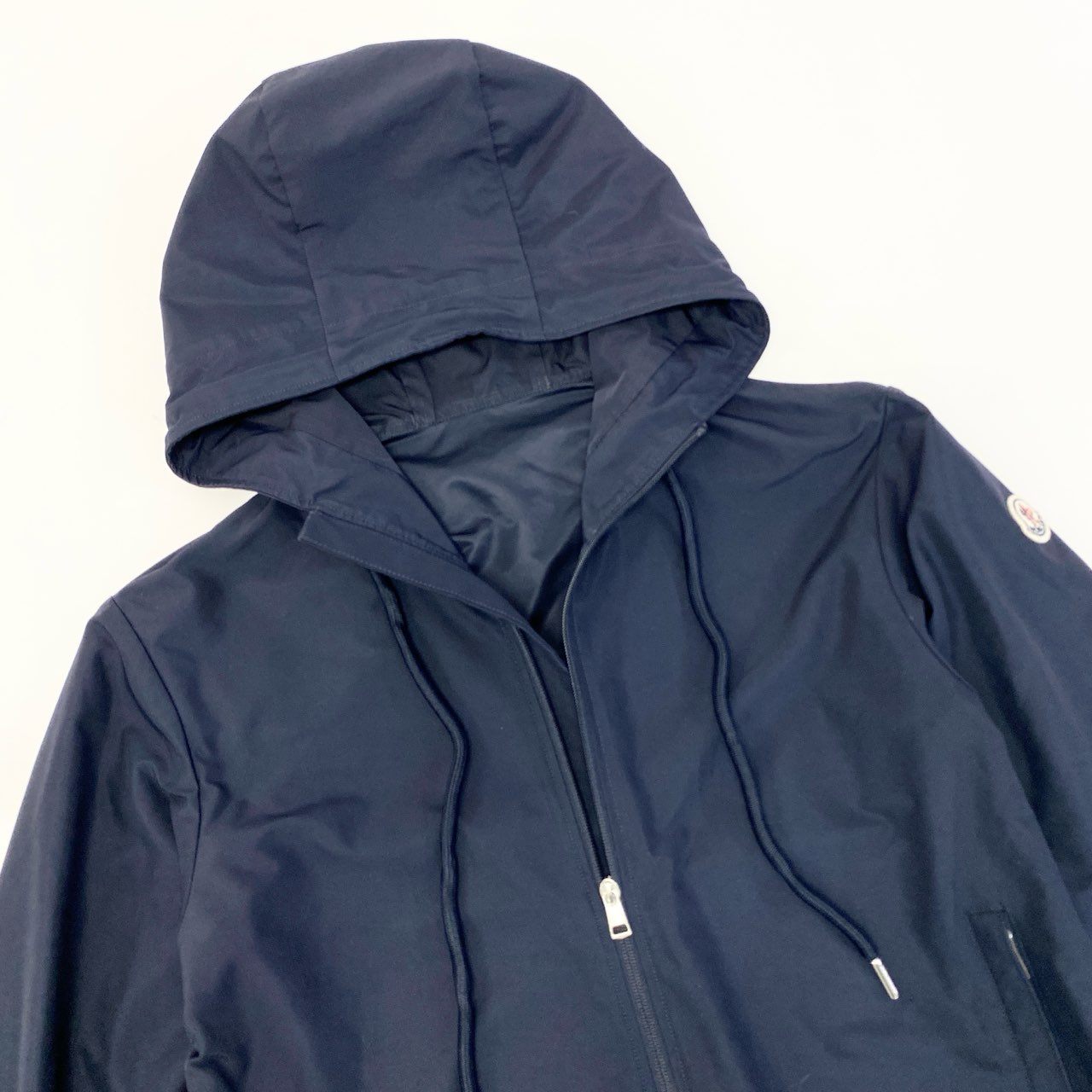 62a28 MONCLER モンクレール 23SS ATRIA WZIP ナイロンジャケット パーカー フーディ I10911A00008 2 ネイビー メンズo07t