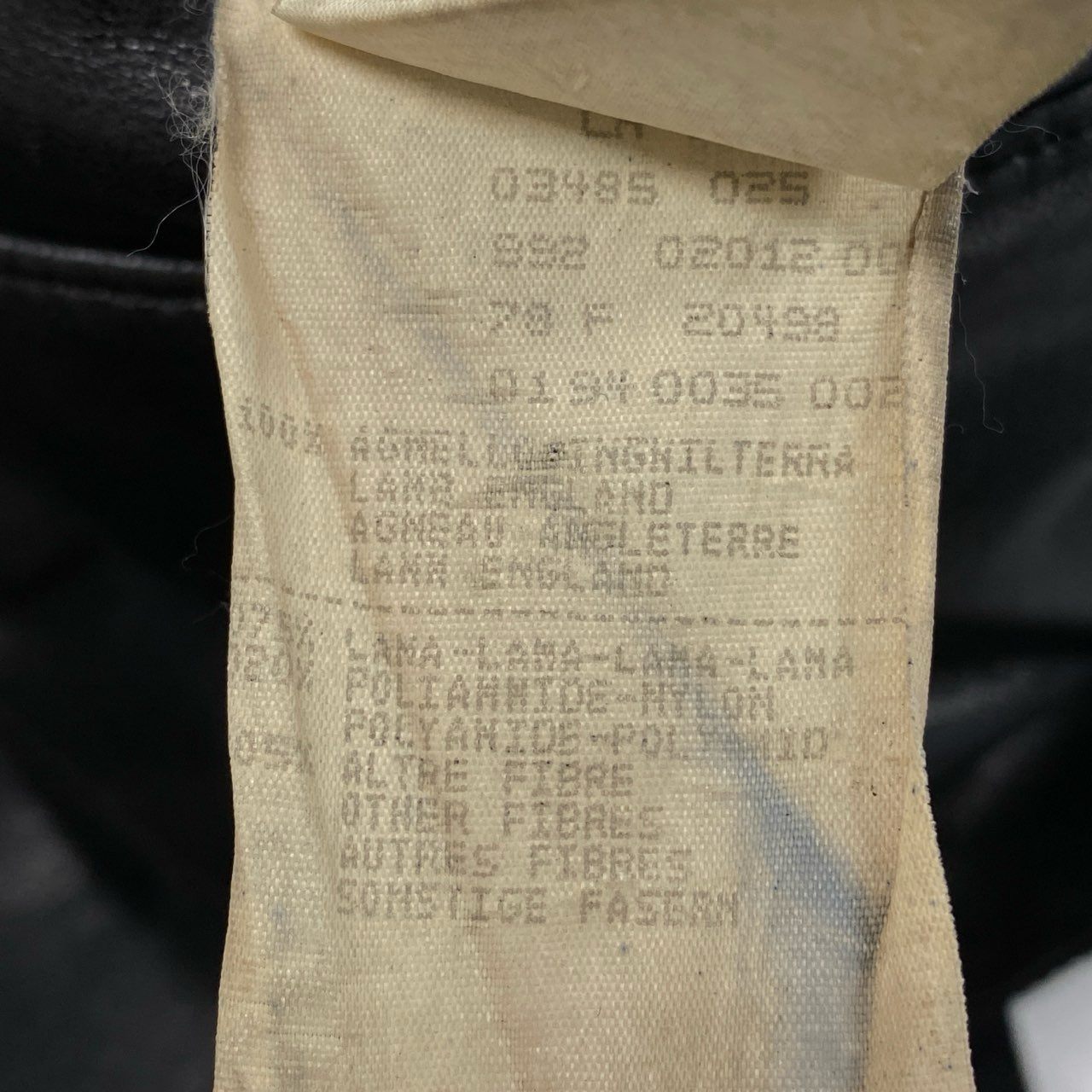 50a19 GIORGIO ARMANI ジョルジオアルマーニ レザージャケット ロングジャケット ステンカラーコート ラムレザー 羊革 本革 イタリア製 メンズ 紳士服 アウター ブラックu02t