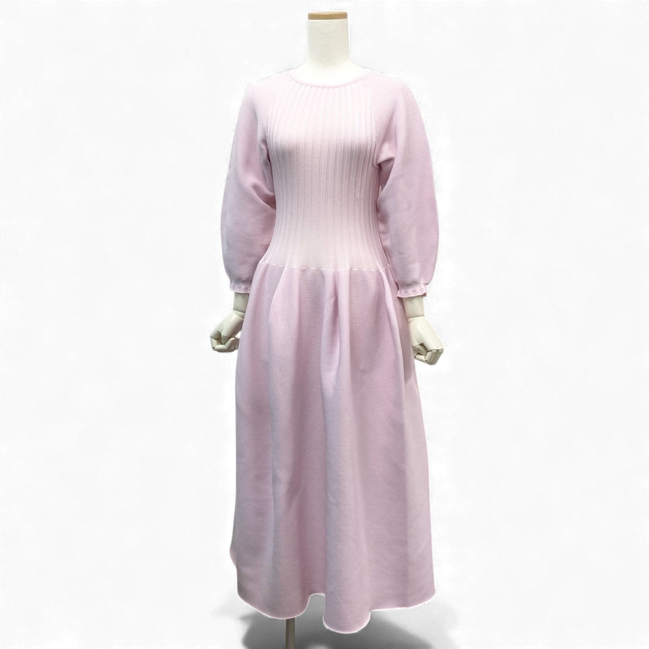 Ek14 CFCL シーエフシーエル POTTERY LONG PUFF SLEEVE DRESS ドレス ワンピース ニット CF007KH092 1サイズ ピンク レディースu02t