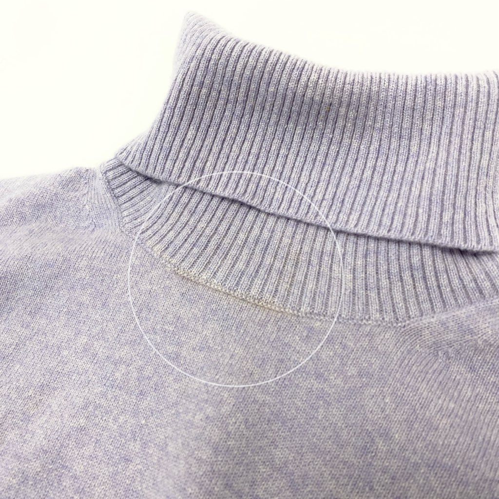 39l15 Drawer ドゥロワー 14G カシミヤタートルネックニット ニットセーター トップス 6513-106-0810 1サイズ パープル カシミヤ100％ レディースu02t