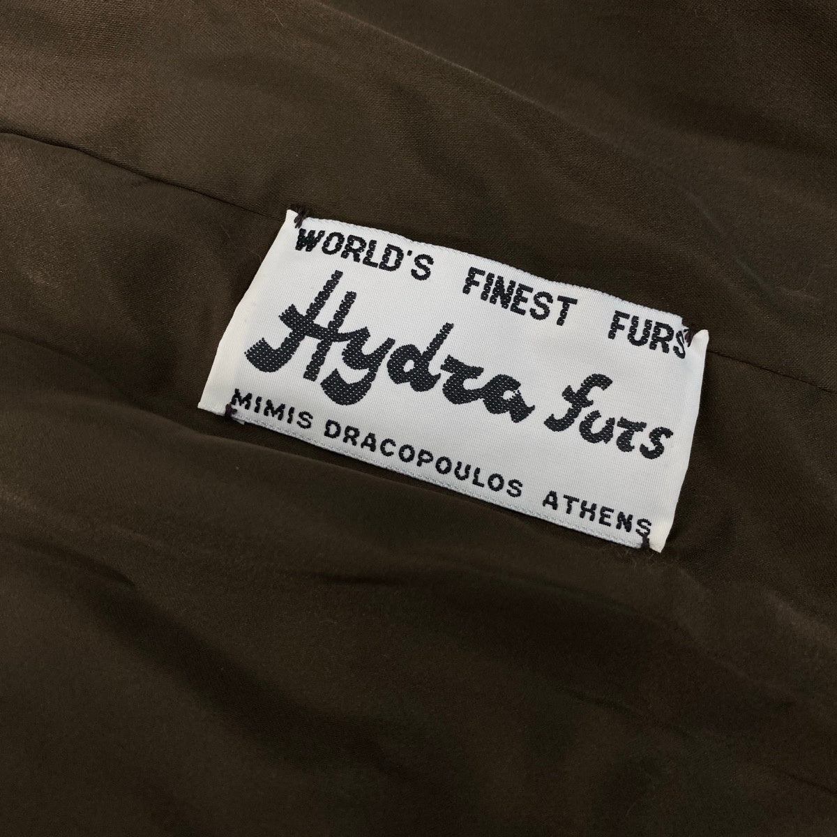 62h19 HYDRA FURS パステルミンク ミンクコート 超ロングコート 着丈120cm ビジューボタン FREE ライトブラウン ミンクファー Mink Fur Coatu02t