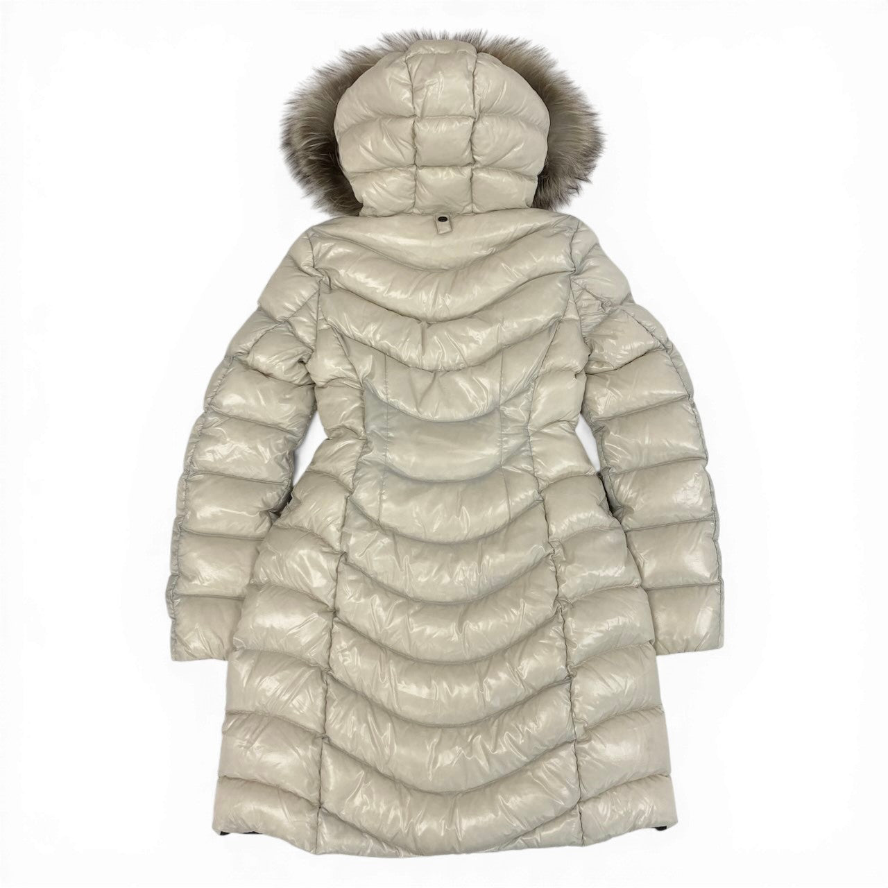 K6c20 MONCLER モンクレール APHIA アフィア ダウンコート ロングダウンコート フォックスファー 0 ホワイト レディースsn1