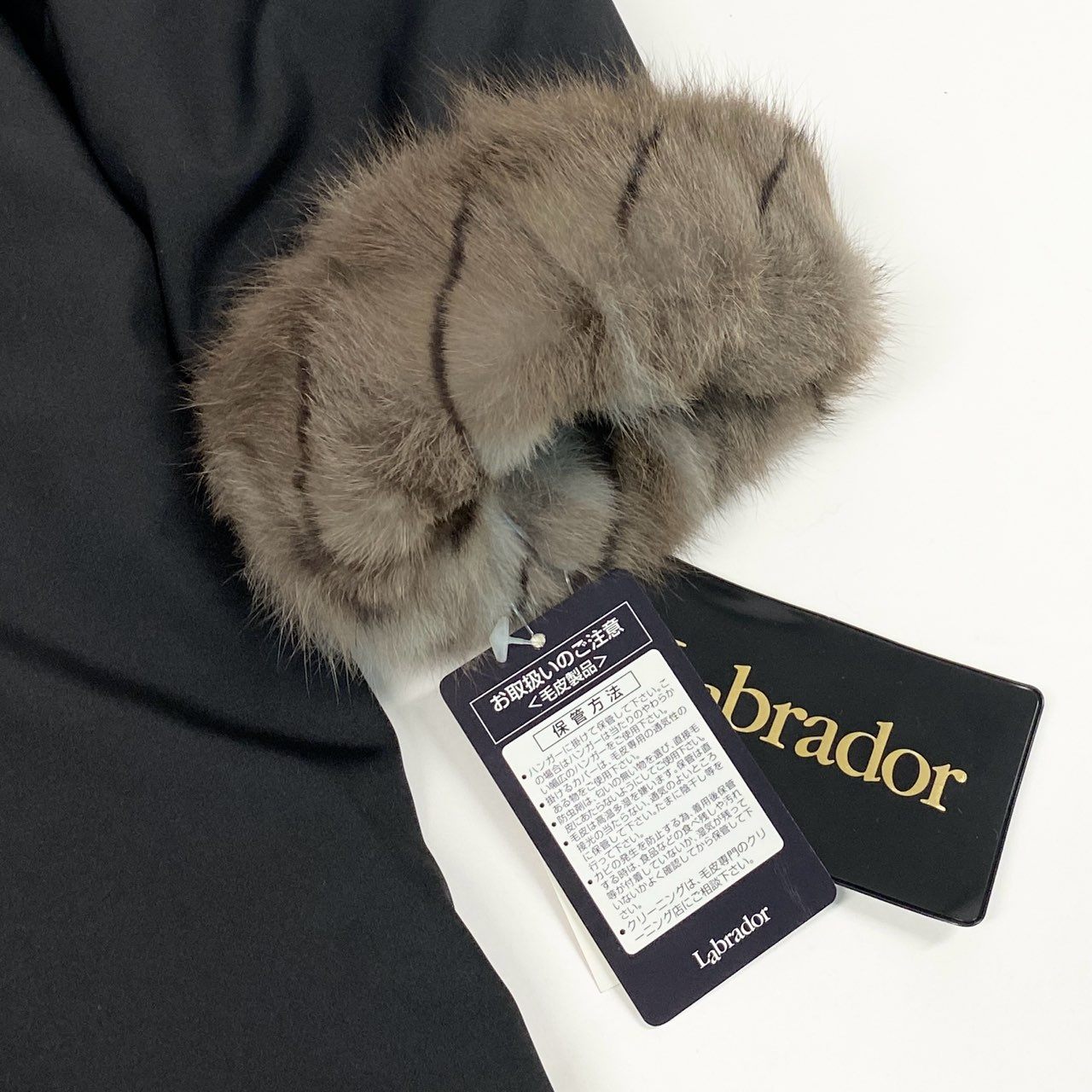 7b22《未使用品》 ロリスファー リバーシブル ロングコート サイズF 本毛皮 シルク ロシアンリス Fur Coat タグ付t18r