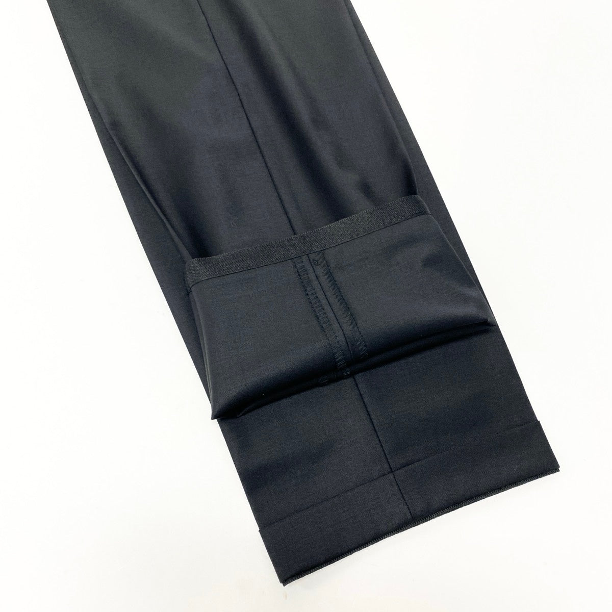 80e13 HUGO BOSS ヒューゴボス スーツセットアップ テーラードジャケット スラックス 46サイズ ブラック メンズ 男性用u02t