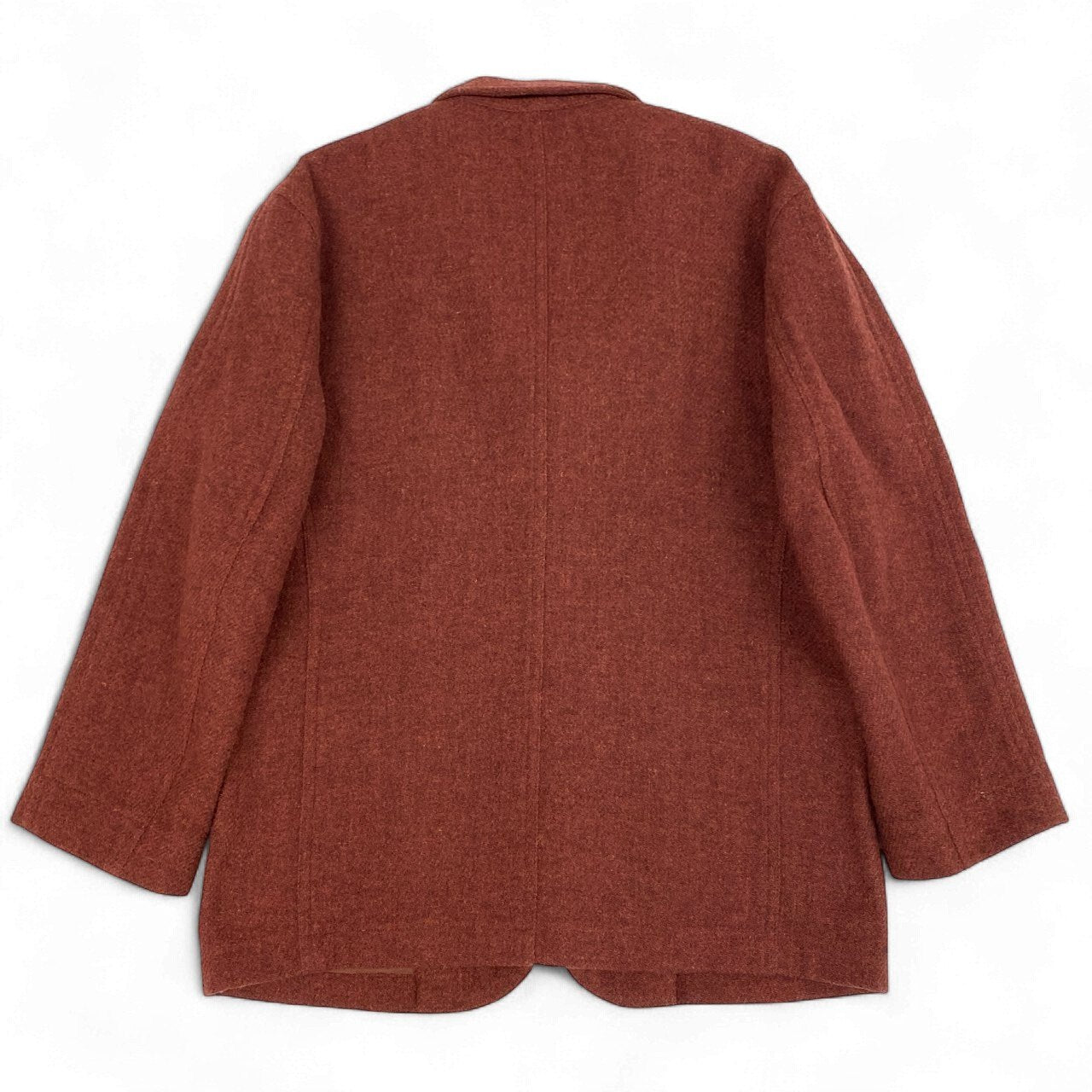 76k21 Paul Smith LONDON ポールスミス ツイードジャケット アンコンジャケット 秋冬 メンズ 紳士服 L テラコッタ系 ウール100％u02t