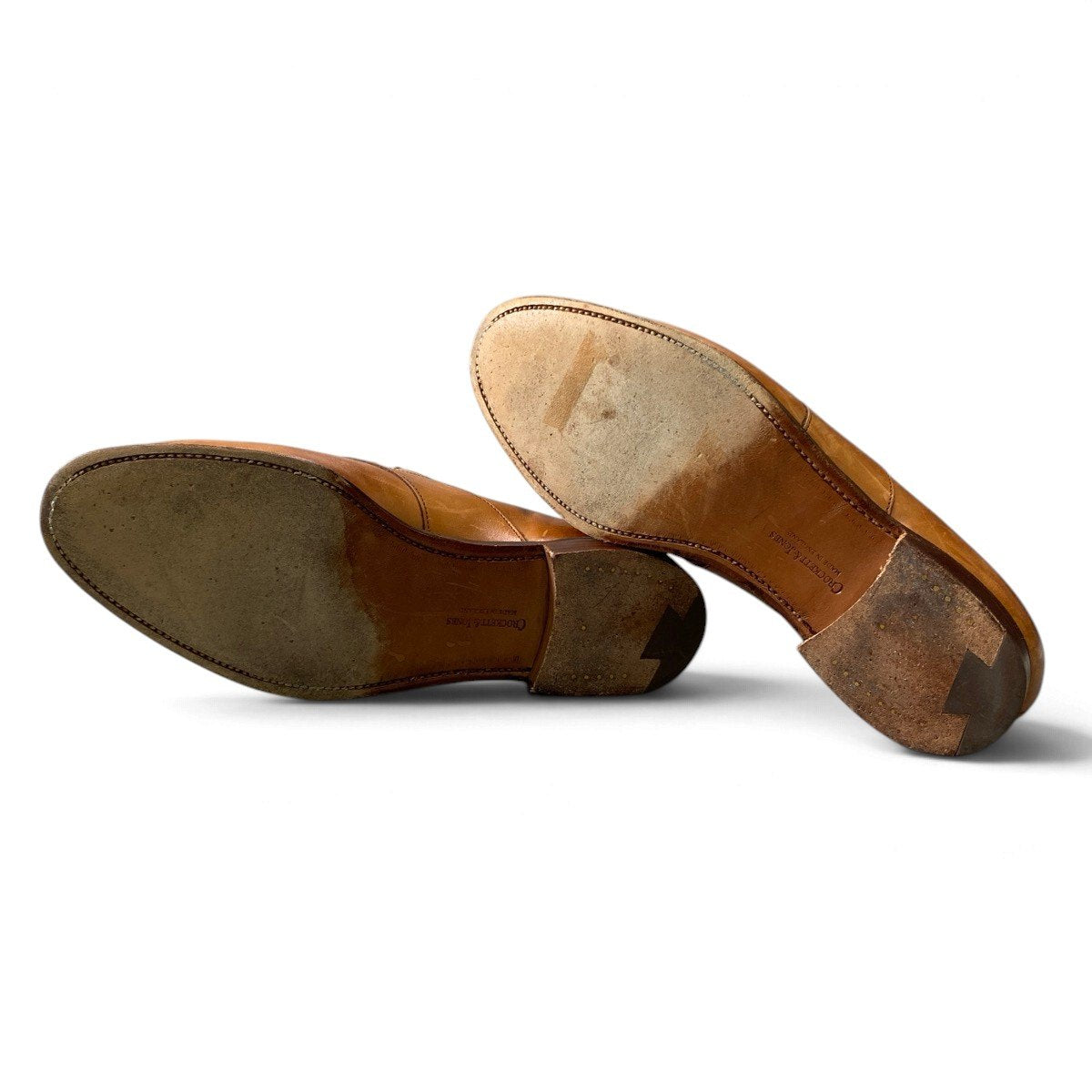 3j14 Crockett&Jones クロケット&ジョーンズ ユナイテッドアローズ別注 SONNING キルトローファー 6340 9E キャメル レザー メンズ 紳士靴o07t