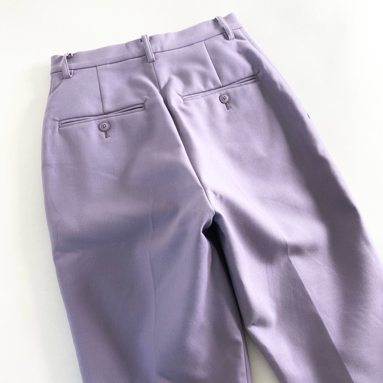 31d4 Steven Alan スティーブンアラン 日本製 8214-299-0662 DOUBLE CLOTH TAPERED PANTS テーパードパンツ ボトム S パープル MADE IN JAPAN