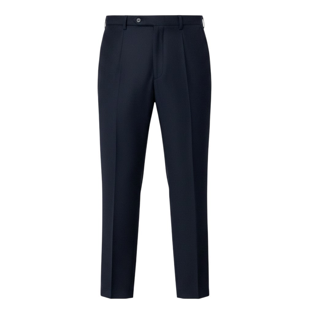 52h18 【美品】 INCOTEX インコテックス SLIM FIT PATTERN30 1タック スラックスパンツ サイドアジャスター 46 ブラック メンズ 紳士服u02t