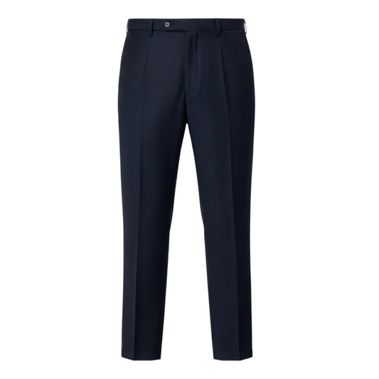 52h18 【美品】 INCOTEX インコテックス SLIM FIT PATTERN30 1タック スラックスパンツ サイドアジャスター 46 ブラック メンズ 紳士服u02t
