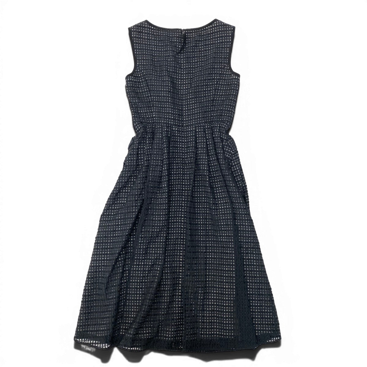 75g23 【未使用タグ付】 FOXEY フォクシー 24SS Early Summer Dress Lgende ノースリーブ ドレスワンピース 44361 サイズ38 ブラック レディースt18r
