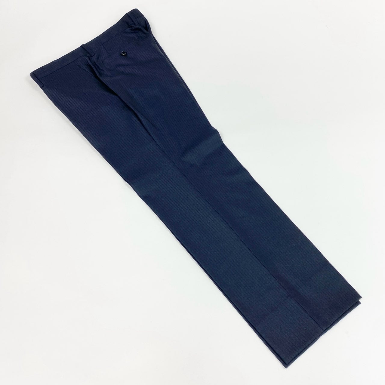 59j6 《極美品》 NICOLE Selection ニコルセレクション 大きいサイズ 3ピース スリーピース シングルスーツ 2釦 ストライプ柄 ビジネス フォーマル 52 ネイビーu02t