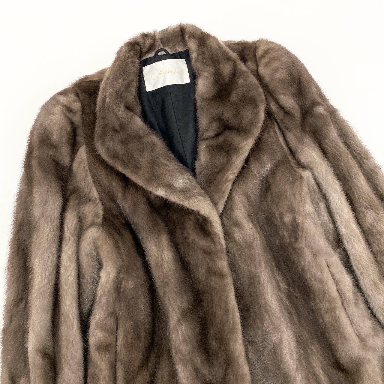 40j29 《美品》 AMERICAN FUR AWARDS アメリカン ファー アワード 四つ星 ブルーアイリスミンク ロングコート F 本毛皮 リアルファー MINK FUR 最高級毛皮 毛質◎ 毛並み◎t18r