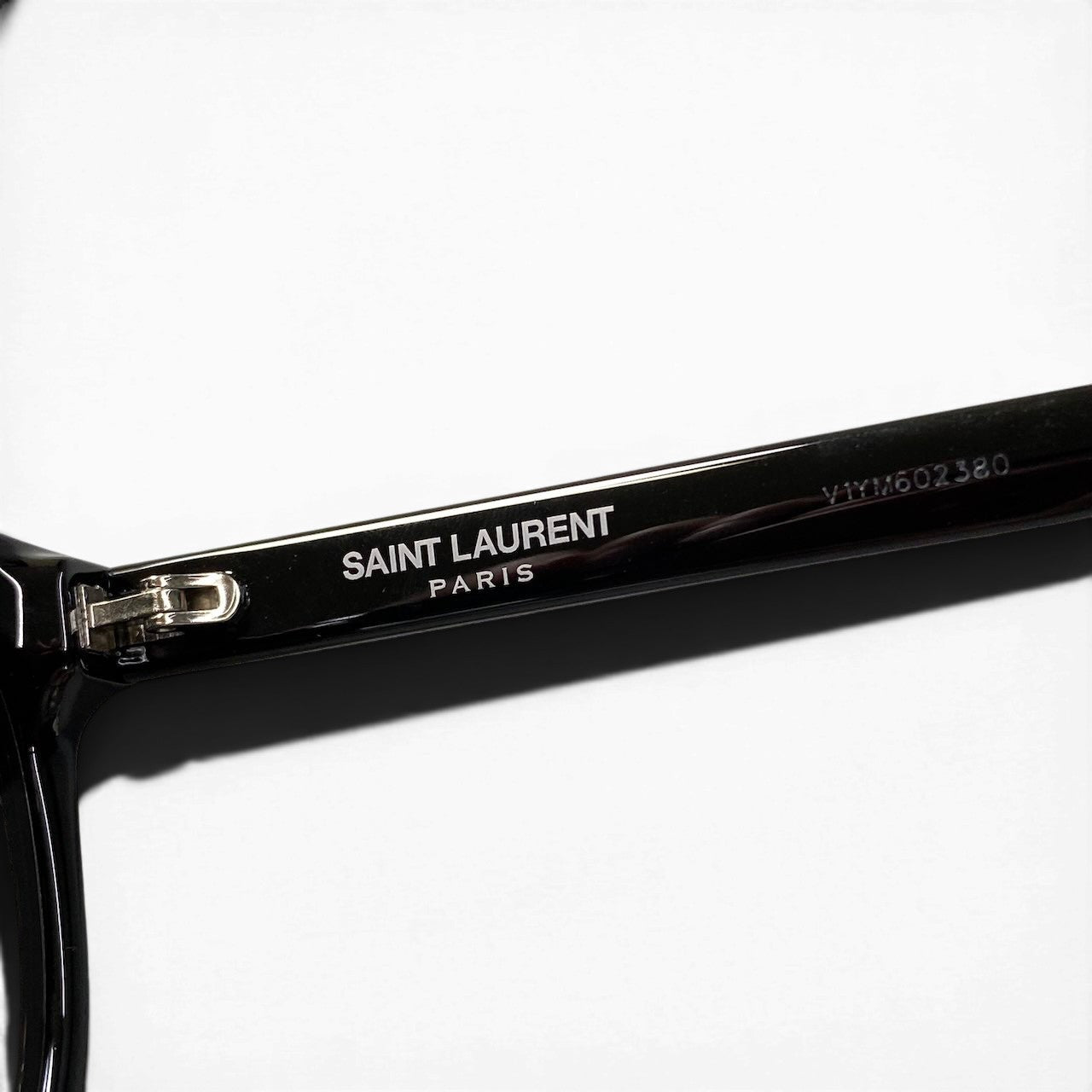 g11 《極美品》 SAINT LAURENT サンローラン レターリングロゴ サングラス Letterring Logo Sunglasses SL317 55□20 ブラック ソフトケース付t18r