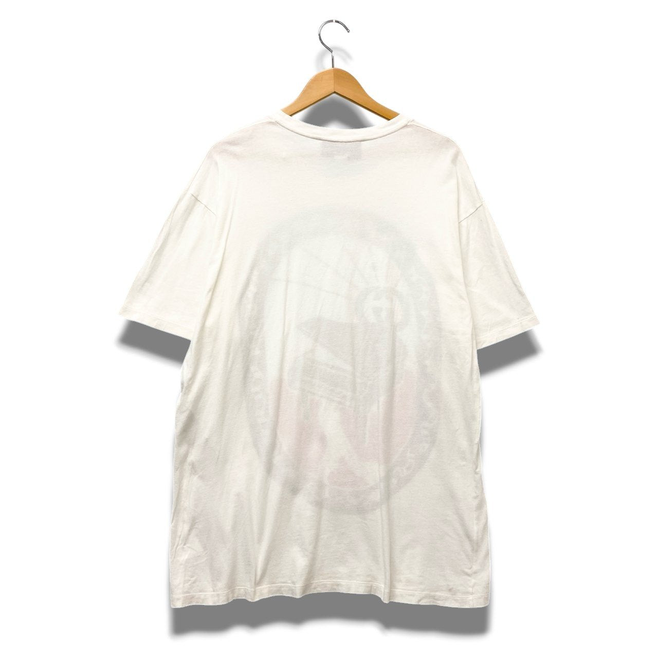 44b17 GUCCI グッチ 半袖Tシャツ ピアノプリント トップス Lサイズ ホワイト コットン100％ メンズ 男性用u02t