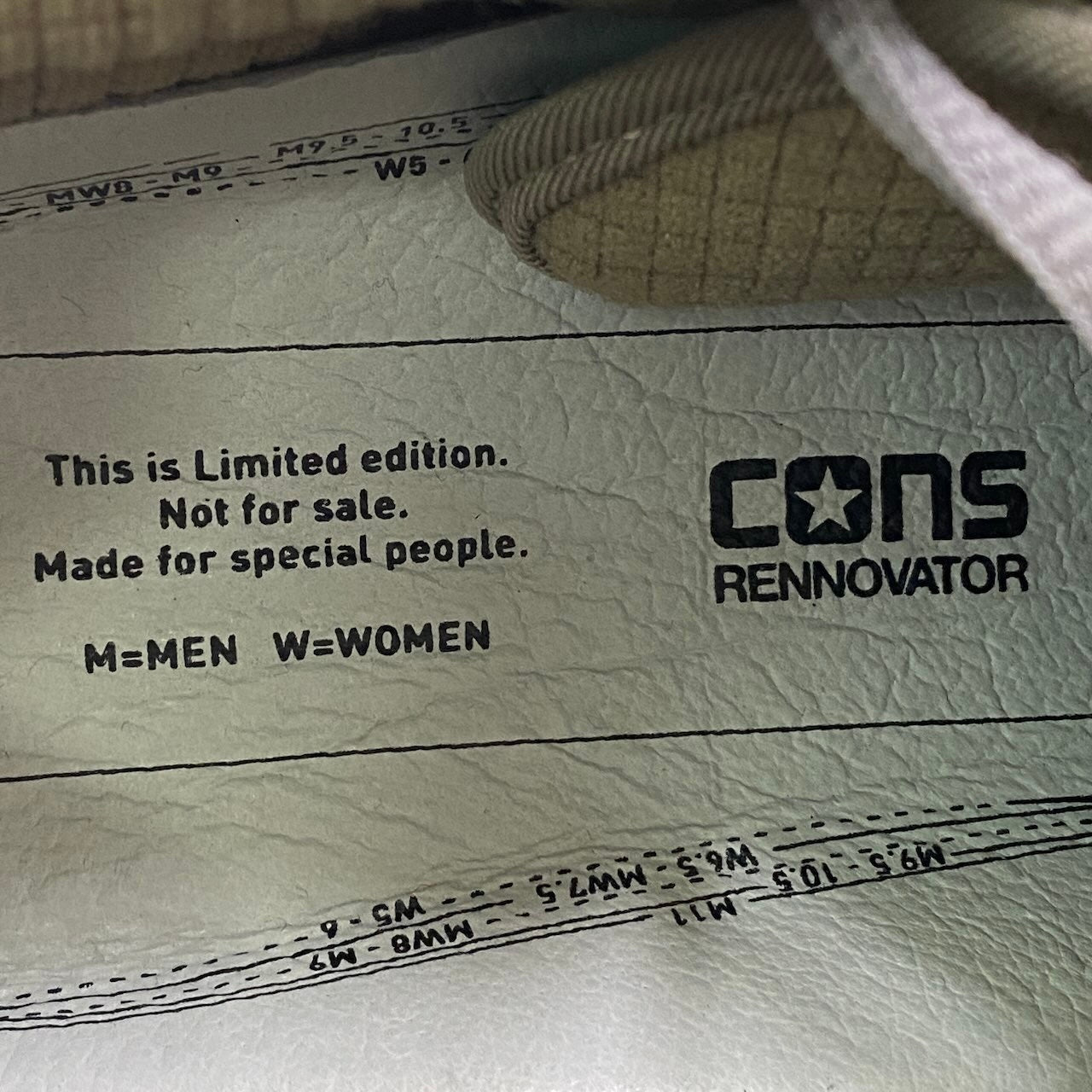 1e4 【美品】 CONSO RENNOVATOR コンズ リノベータ― ODESSA R01 ローカット レザースニーカー スウェード メッシュ  27.5cm ベージュ グレー メンズ 紳士靴o07t