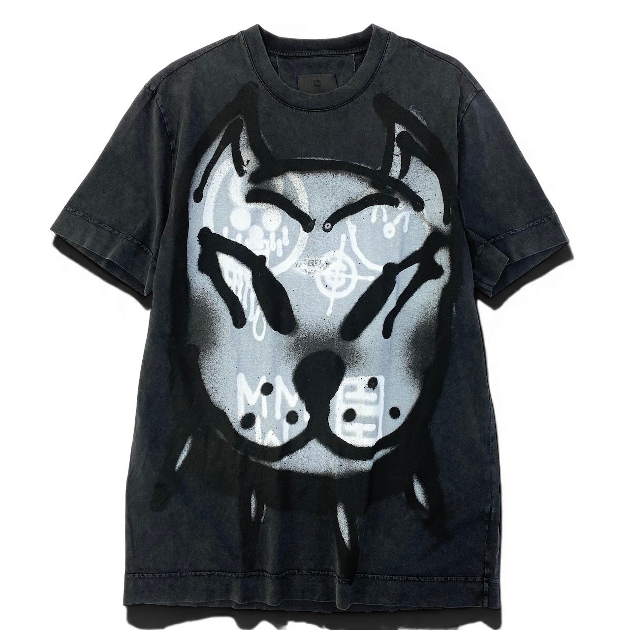 Ad15 GIVENCHY ジバンシー × Chito チト ドッグプリント Tシャツ Spray Dog Print T-Shirt サイズM ブラックt18r