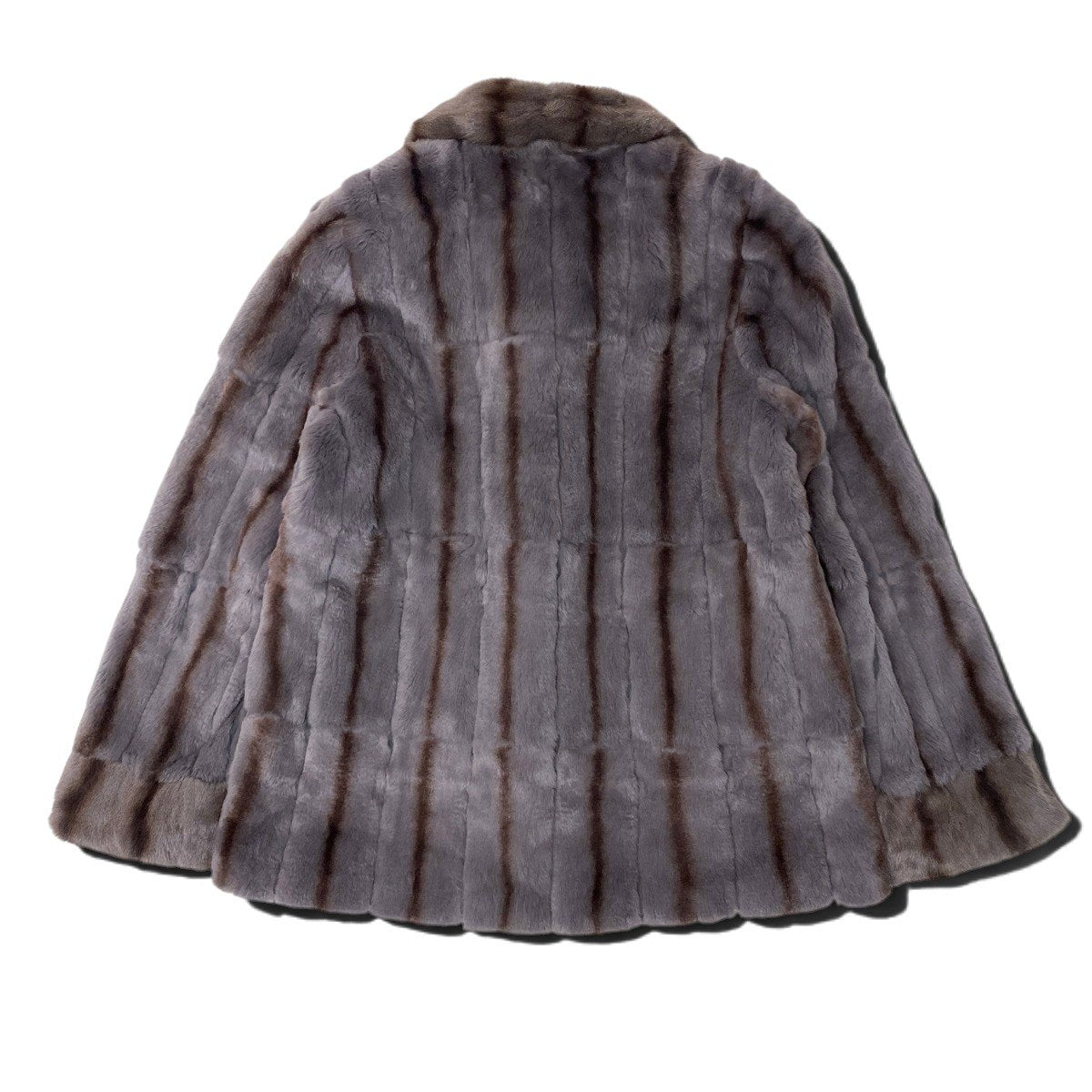 14i20 染め リスファー リバーシブルコート サイズF 本毛皮 Squirrel Fur Coat リアルファーt18r