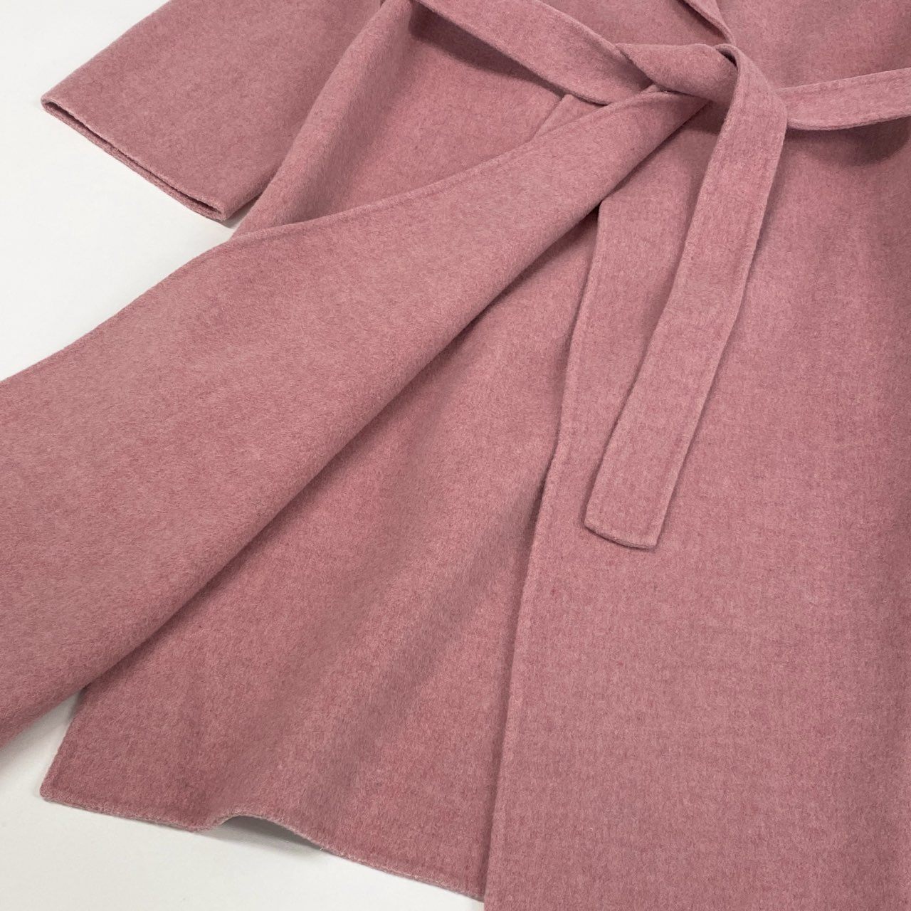 2L12 《美品》 Theory セオリー ウールカシミヤ ダブルフェイスコート COLLAR COAT NEW DIVIDE LUXE S ピンク レディース 女性用u02t