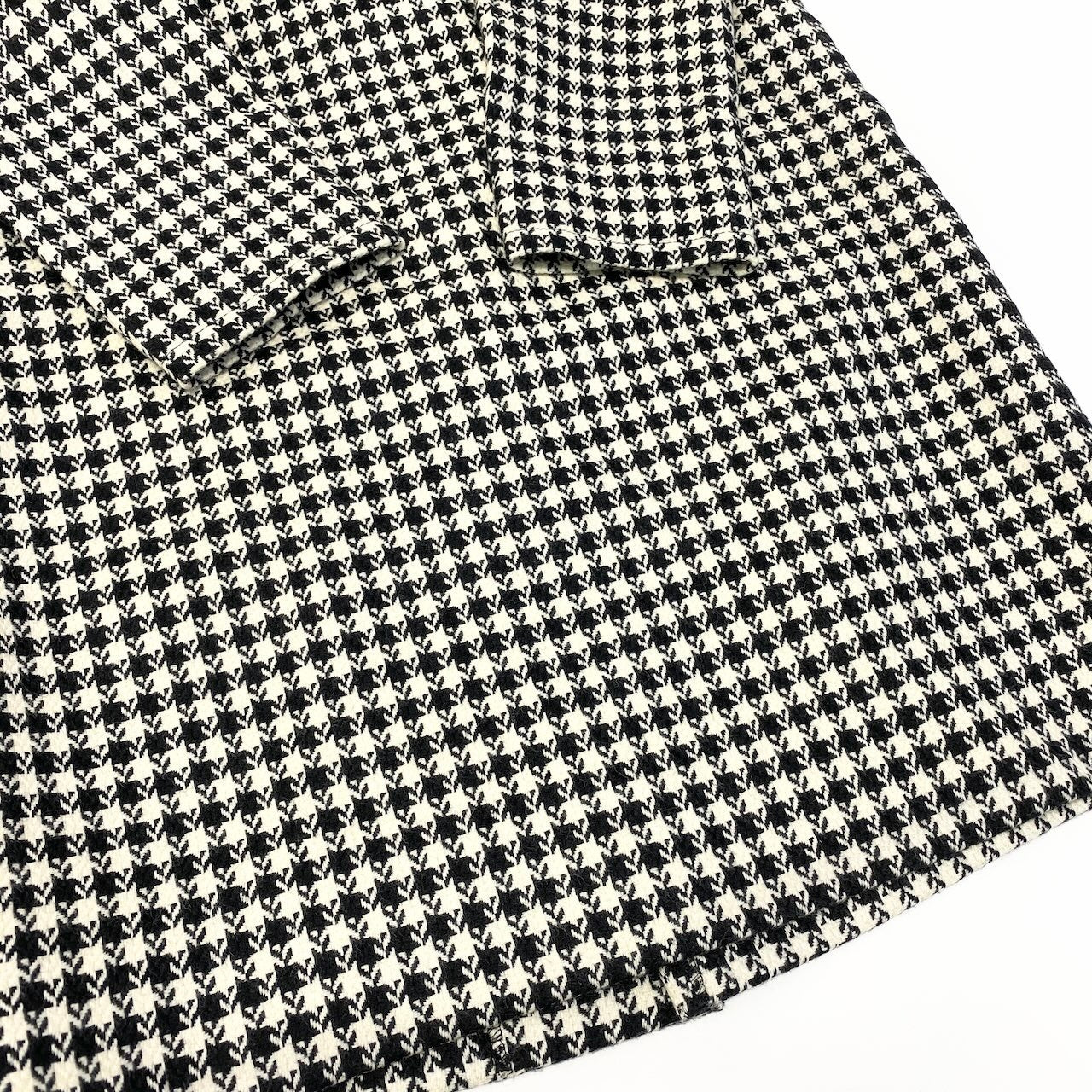 48c18 GIVENCHY ジバンシィ ウールワンピース ロングワンピース 千鳥格子柄 レディース 女性服 サイズ8 ブラック ホワイト バイカラーu02t