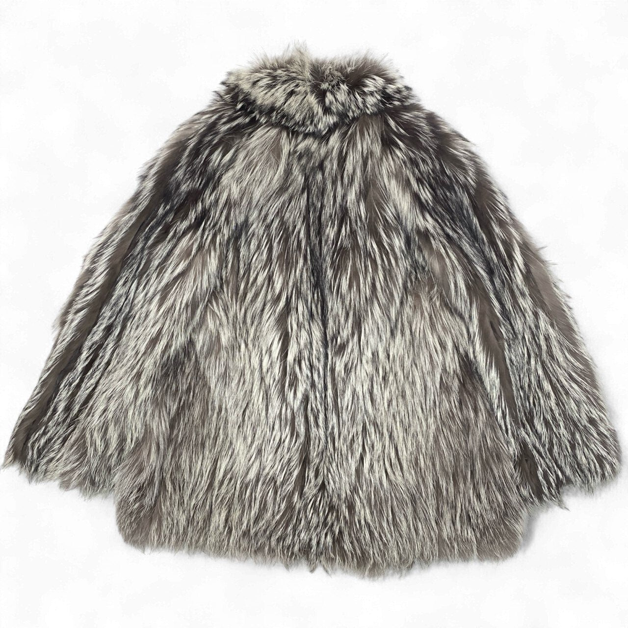 71k20 SAGA FOX サガフォックス 金サガ シルバーフォックス ファーコート 9号 最高級本毛皮 国産品 裏地刺繍 FOX FURt18r