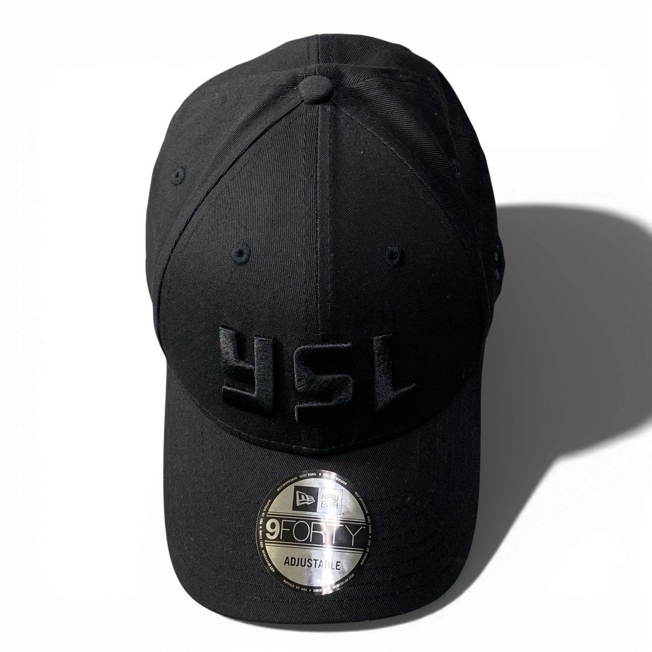 a23 《美品》 SAINT LAURENT サンローラン × NEW ERA ニューエラ YSL ロゴキャップ 677333 ONE SIZE ブラック LOGO CAPt18r