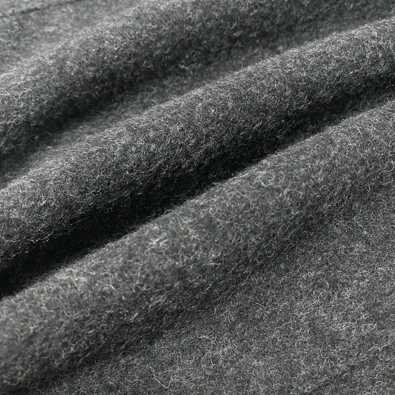 17c7 John Partridges ジョンパートリッジ レザー切替 クロップドウールジャケット ウールショートジャケット サイズS グレー メンズ アウターk02i