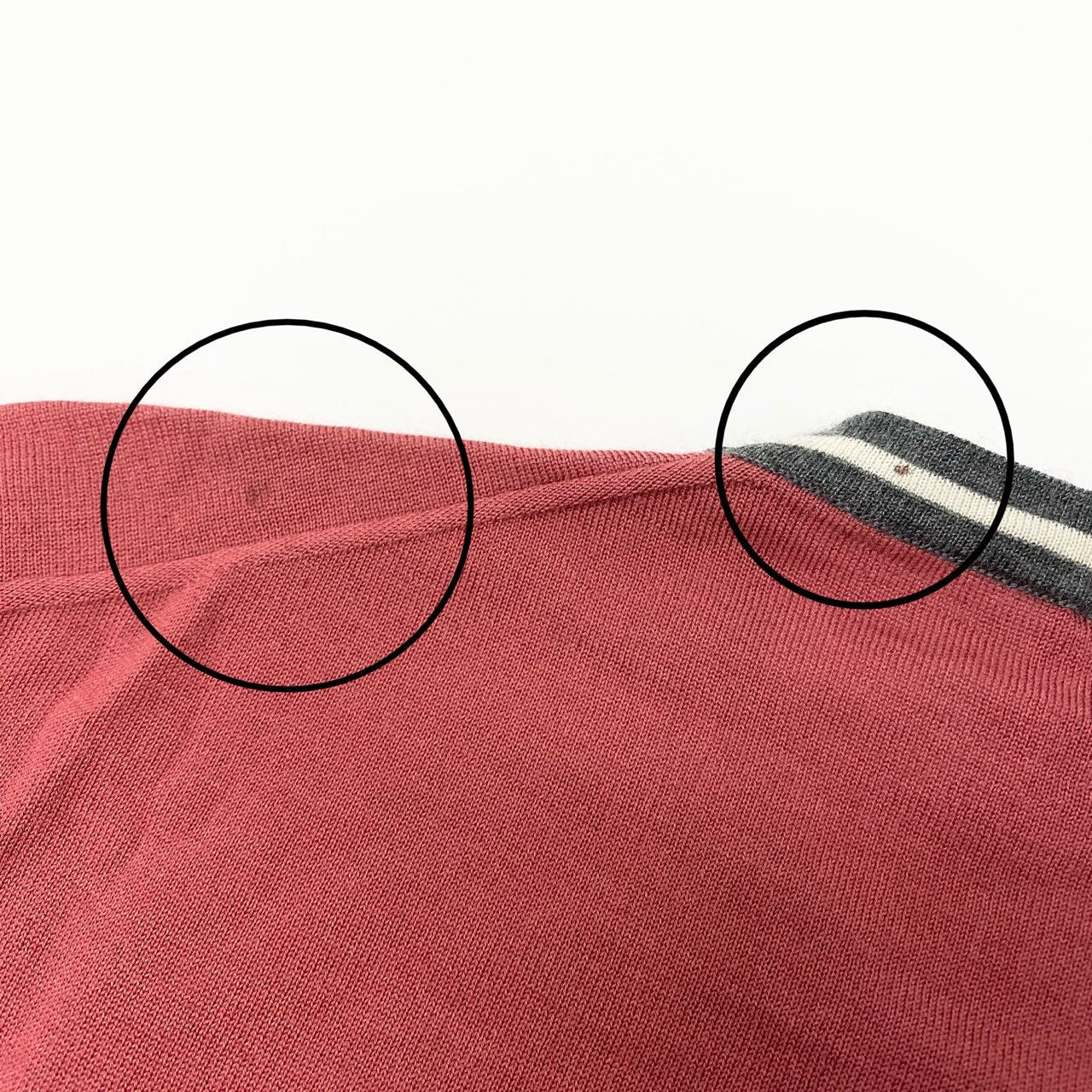 68L1 HERMES エルメス カシミヤ混紡 クルーネック ニット セーター トップス M ピンク系 カシミヤシルク メンズ イタリア製u02t