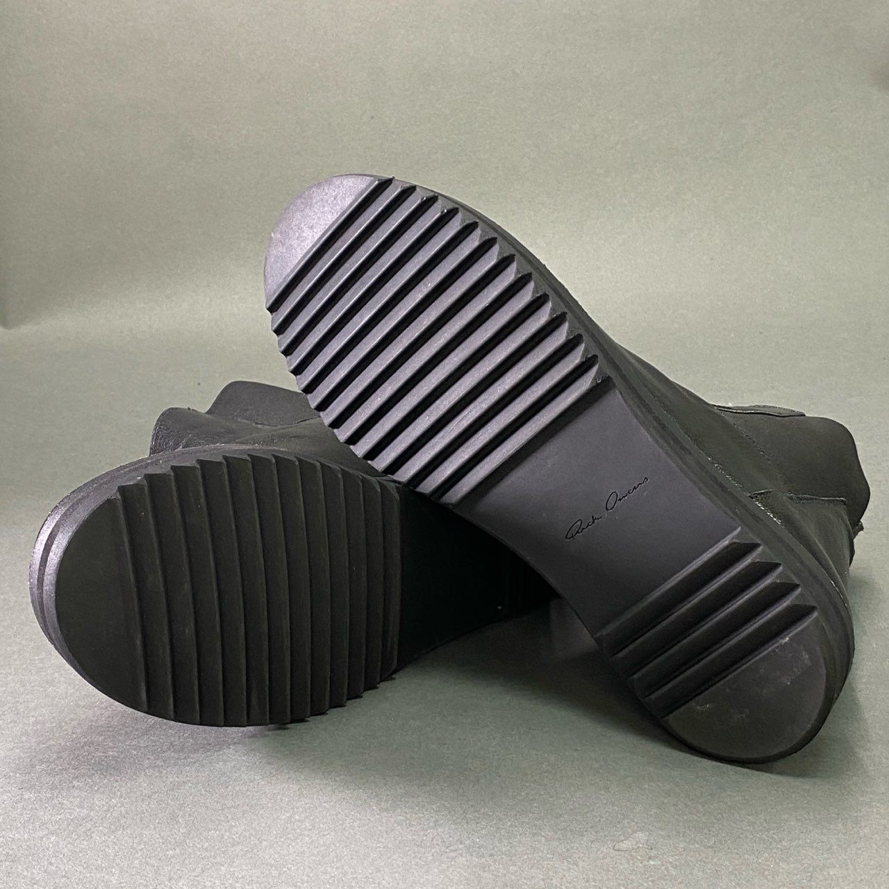 1e2 Rick Owens リックオウエンス サイドゴアブーツ レザーブーツ サイズ37 ブラック レザー レディース  靴 RP18S8852/LCA