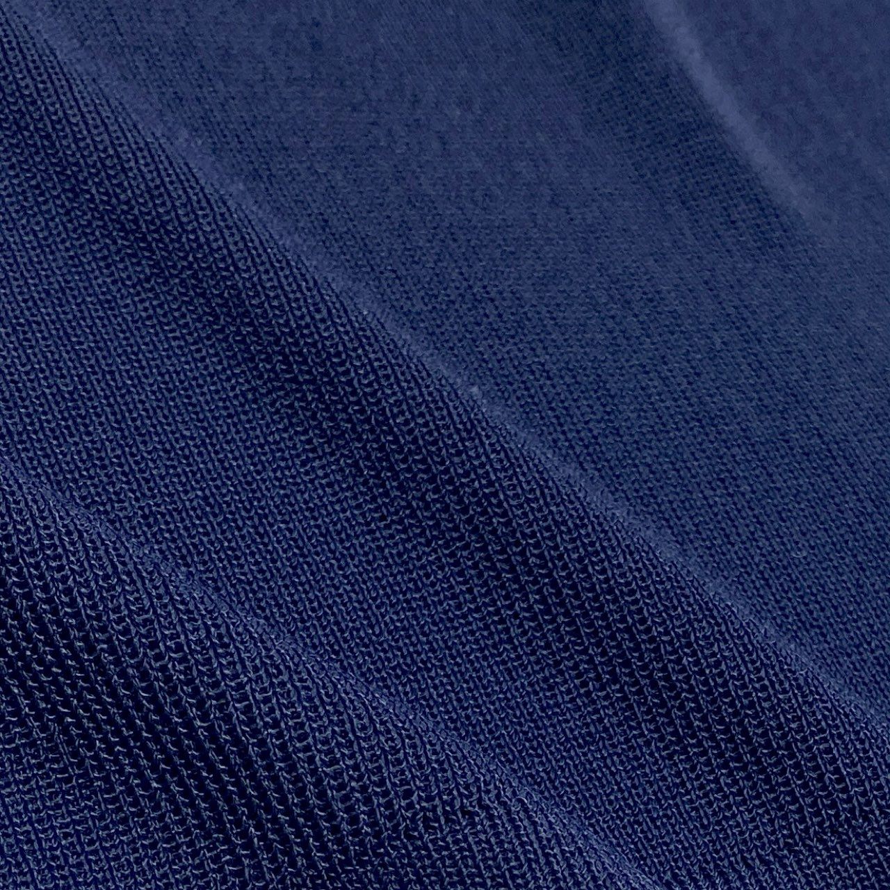 Eb26 Yves Saint Laurent rive gauche イヴサンローラン リブゴーシュ 長袖ニット 金ボタン ネイビー レーヨン レディース フランス製u02t