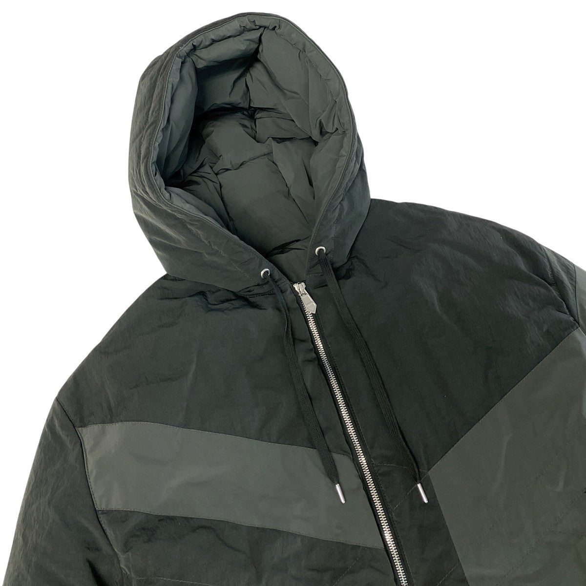 Mj23《極美品》 HERMES エルメス 25AW カザック ダウンジャケット Casaque Down Jacket Vert Chrome H562760 Size 50 ヴェールクローム ガーメントケース付属t18r