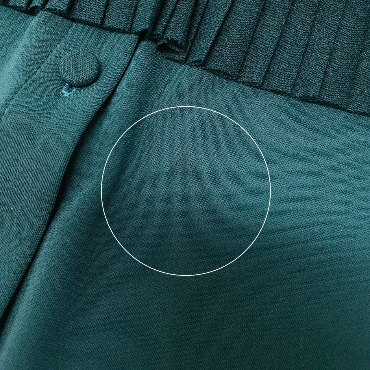 84b27 TOKUKO 1er VOL トクコプルミエヴォル ロングシャツワンピース 長袖 楽器柄 伸縮ストレッチ レディース 女性服 サイズ9 グリーン系u02t