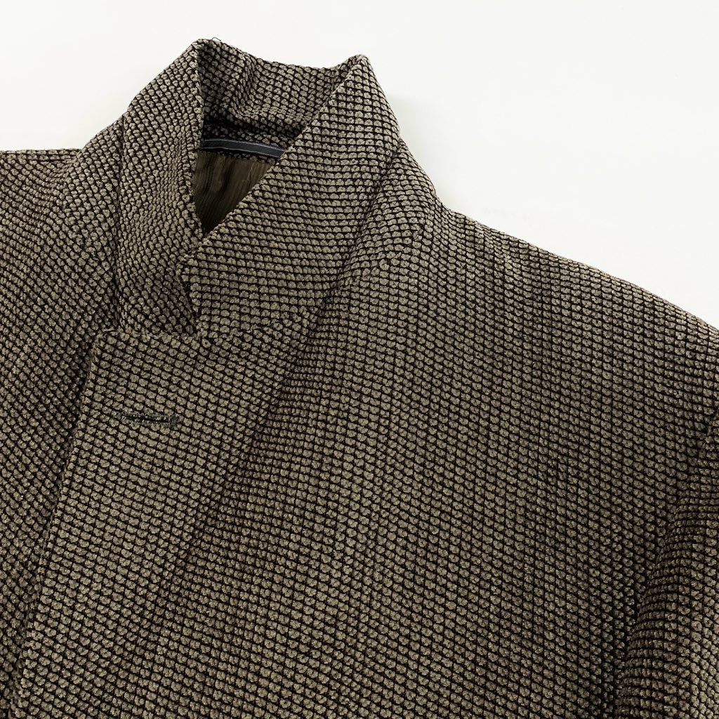 23L22 【美品】Ermenegildo Zegna エルメネジルドゼニア テーラードジャケット ツイードジャケット シングルジャケット イタリア製 50サイズ カーキ メンズo07t